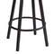 Armen Living Titana 30" Barstool in Auburn Bay finish with Brown Pu upholstery 721535746859 - alternate 5